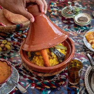 Authentic Moroccan Tajine Handmade <b>Ceramic</b> <b>Cooking</b> <b>Pot</b> Traditional Tagine for Oven moroccan tagine cookware <b>ceramic</b> tagine - Product Image 1