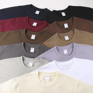 Camiseta con logotipo personalizado de algodón 100% Unisex de alta calidad, camiseta personalizada preencogida de marca con etiqueta privada para hombres - Product Image 1