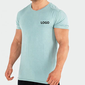 เสื้อยืดผู้ชายเสื้อแห้งเร็วเสื้อแห้งเร็วเสื้อยืดออกกำลังกายฟิตเนส - Product Image 1