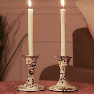 Modern Luxury Aluminum <b>Silver</b> Plated Handmade Candlestick Holder Customized Color Home Wedding Tabletop Decoration - Product Image 5