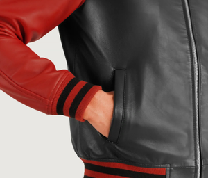 Men's Varsity <b>Jacket</b> Professional Winter Wear High Quality <b>Light</b> <b>Weight</b> Casual Stand Zipper Hot Selling <b>Jacket</b> - Product Image 6