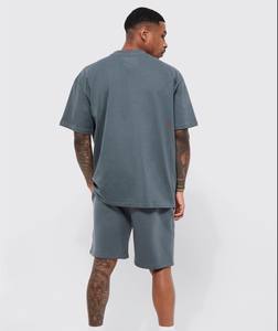 Conjuntos cortos para hombre Moda Desgaste Camisetas y pantalones cortos Camiseta con conjuntos de pantalones cortos a juego por huzifa product - Product Image 3