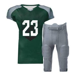 Vêtements de sport pour hommes Maillot de football américain Top Trend Anti Wrinkle Vente à chaud de haute qualité Uniforme de football entièrement personnalisé - Product Image 1