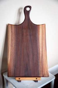 Juego de tabla de cortar de bambú orgánico a granel al por mayor con mango, utensilios de cocina de madera natural personalizados para cortar bloques - Product Image 5