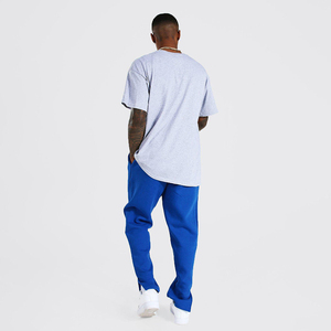 Camisetas de gran tamaño de color liso con impresión de logotipo personalizado a precio barato para hombre, venta al por mayor, tela personalizada, timbre de la mejor calidad - Product Image 4