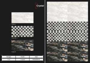 Carreaux muraux en céramique style urbain 300x600mm, pour salle de bain et cuisine, finition brillante ou mate, surface sculptée effet sucre, pour murs intérieurs. - Product Image 4