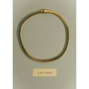 Collar Seraphina Flat Tubogas en capas, elegante collar Flat Tubogas con llama de gas - Product Image 3