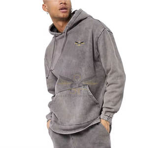 Vêtements de grande taille à la mode survêtements délavés à l'acide qualité supérieure survêtements délavés à l'acide pour hommes - Product Image 4