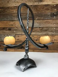 Portavelas Artesanal de Aluminio Fundido, Tamaño y Color Personalizados para Decoración de Navidad, Bodas y Acompañamiento a la Vivienda - Proveedor Indio - Product Image 2