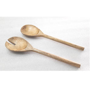 Cuillères de service en bois d'acacia faites à la main dessus de table en bois élégant prix de gros outils de salade fabriqués à la main - Product Image 6