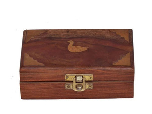 Handmade Modern Style Wood Storage <b>Box</b> for Women's Jewelry Crafted Organizers with Carved Wooden Items Gift Ideas - Product Image 4