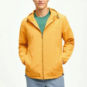 Chaqueta cortavientos de primera calidad para hombre, venta al por mayor, lona impermeable personalizada con capucha, diseño de jogging informal de invierno, soporte de estilo callejero - Product Image 2