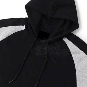 Jersey de manga larga con patrón sólido personalizado para hombre 2023, capucha duradera y abrigo de invierno en sudadera acolchada personalizable teñida lisa - Product Image 5