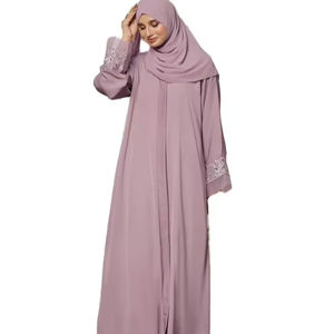 Abaya stylée pour femmes, meilleure vente de vêtements islamiques à manches longues, Hijab musulman pour femmes, abaya au prix de gros - Product Image 1