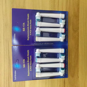 Cabezal de cepillo de dientes eléctrico adaptable con eje flexible para uso en hoteles, tipo de cerdas medianas para repuestos de cabezales de cepillo - Product Image 2