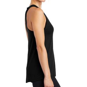 Camiseta sin mangas atlética para mujer, de secado rápido, elástica, cómoda, espalda cruzada, entrenamiento de gimnasio, botón de longitud corta, moda suave y ligera - Product Image 3