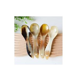 Vajilla Artesanal de Cuerno de Búfalo para Bodas, Los Mejores Estilos, Gran Venta, Cubertería para el Hogar, Cuchara de Servir con Espejo para la Cena - Product Image 1