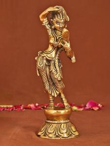 Sculpture élégante en laiton Shankh, figurine décorative artisanale pour la maison, le temple, le bureau, le salon, pièce d'art spirituelle - Product Image 2