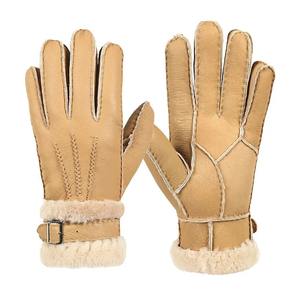 Guantes de cuero de invierno para mujer de Pakistán Pantalla táctil Vestido de moda cálido Guantes de cuero - Product Image 1