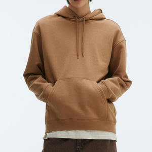 Sudadera con Capucha para Hombre, Venta Caliente, Otoño Invierno, Color Sólido Personalizado, 100% Algodón, Cortavientos, Ecológica, Informal, de Forro Polar - Product Image 1