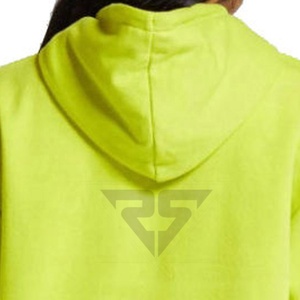Top Selling 100% Cotton Plain Hoodies Women Green Trending Customized Color Breathable Pullover Sweatshirts Winter Printed - Product Image 5