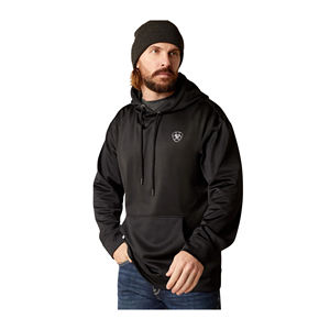 Haute qualité hommes rétro polaire français éponge coton coupe régulière quart-Zip lourd sweat à capuche uni impression personnalisée séchage rapide - Product Image 5