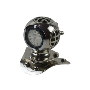 <b>Top</b> Selling Brass Divers Helmet With Compass Plain Polished Handmade Antique Design Beautiful <b>Clock</b> for Home Decoration - Product Image 3