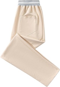 Pantalones rectos informales de nuevo estilo de calidad personalizada para hombre, lona ligera, plana con cierre de cordón parte delantera, servicio OEM - Product Image 2