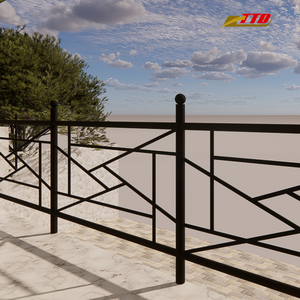 ระเบียงเหล็กดัดศิลปะผลิตในเวียดนามสำหรับพื้นที่กลางแจ้งระดับไฮเอนด์ระเบียงดีไซน์ทันสมัยผลิตในเวียดนาม - Product Image 6