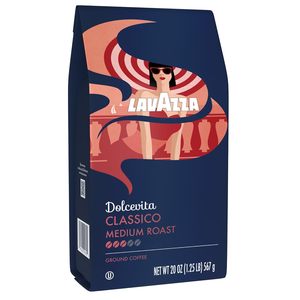 Mélange de café moulu Lavazza Classico, torréfaction moyenne, authentique italien, mélangé et torréfié en Italie, 20 onces - Product Image 5