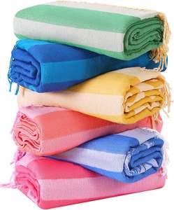 Wholesale High Quality Disposable Quick-Dry Rustic <b>Turkish</b> <b>Beach</b> <b>Towel</b> Waffle Stonewashed 100% Cotton Peshtemal Hammam <b>Towel</b> - Product Image 5