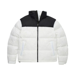 Customizable Breathable Quilted Puffer <b>Jacket</b> for Men OEM <b>Canvas</b> Fabric - Product Image 5