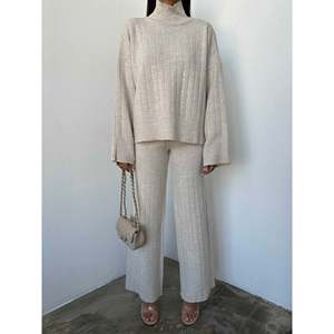 Conjunto de Suéter de Punto Estilo Pescador para Mujer, Colección 1006 - Product Image 4