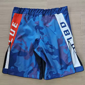 Pantalones cortos de lucha MMA sublimados profesionales para hombres adultos personalizados de alta calidad 2025, pantalones cortos de entrenamiento marcial - Product Image 3