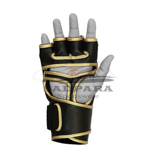 ถุงมือ MMA หนังระบายอากาศได้ดีมีขนาดและสีที่สามารถปรับแต่งได้พิมพ์โลโก้ตามต้องการ - Product Image 6