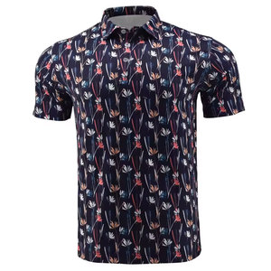 Camiseta Polo Sublimada 100% Algodón Estampada para Hombre, Ajuste Holgado, Logotipo Estampado Personalizado, Transpirable y Cómoda - Product Image 3