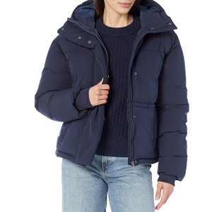 Latest Design Women's Knitted Breathable <b>Puffer</b> <b>Jackets</b> Zipper Closure Eco-Friendly Winter Wear <b>Cheap</b> Wholesale Price - Product Image 4