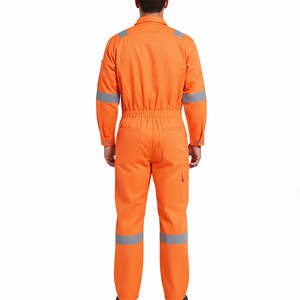 Traje Impermeable Reflectante de PVC/Material de Punto de Alta Resistencia para Repartidores, Overoles de Trabajo - Product Image 4