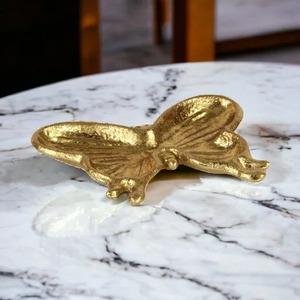 Charmante adorable sculpture de feuille artisanale ornement de table artistique Accent décoratif unique pour les maisons élégantes modernes - Product Image 3