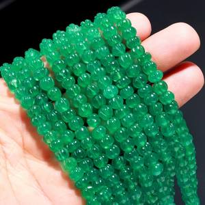 ลูกปัดควอตซ์แกะสลักจากมรกตธรรมชาติคุณภาพสูงขนาด AA + ลูกปัดอัญมณีมรกตสำหรับเป็นของขวัญในโอกาส - Product Image 3