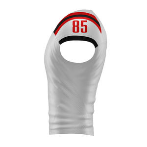 Camiseta deportiva de malla de fútbol americano en blanco personalizada, camisetas de Rugby, uniformes, camiseta de Hip Hop para fiesta - Product Image 3