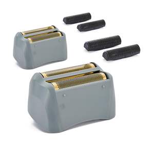 Pack de rechange pour rasoir électrique, lot de 2 lames doubles et film protecteur pour le visage et le corps, étanche IPX7, lavable, pour rasoir rotatif - Product Image 4