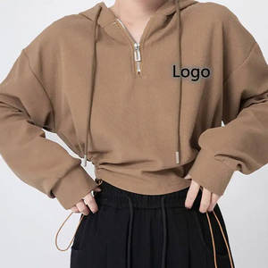 Ensemble de vêtements pour femmes, sweat-shirts à capuche et pantalons de survêtement personnalisés avec logo, sweat-shirts à capuche lourds vierges, tenues d'automne pour femmes - Product Image 3