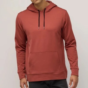 Sudadera con capucha de gran tamaño para hombre de alta calidad sin marca, ropa de calle personalizada, moda bordada, patrón sólido, 100% algodón, temporada de invierno - Product Image 1