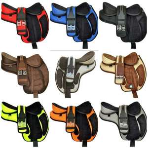 Freemax Premium Western Horse Saddles Cómodo y conveniente sillín inglés para Trail Riding Racing Synthetic Direct India - Product Image 5