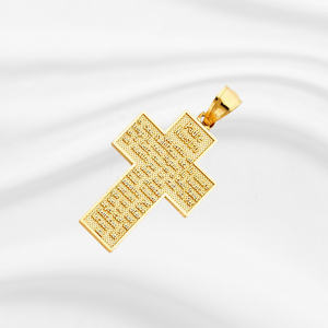 Accessoire religieux chrétien de luxe à la mode de qualité chaude pendentif croix plaqué or pour un usage quotidien pendentifs et breloques de mode - Product Image 5