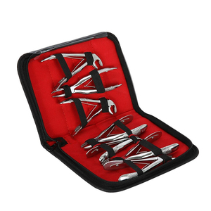 Instrumentos Dentales Manuales de Acero Inoxidable de Primera Calidad para Exportación, Juego de 10 Pinzas para Extracción de Dientes en Adultos, con Certificación CE - Product Image 1