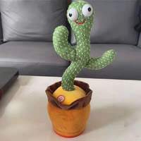 Vietnam Cactus hoofdbeeld ontwerp katoen 31cm-50cm gewassen superzacht knuffeldier speelgoed voor Kerstmis in OPP zak verpakking