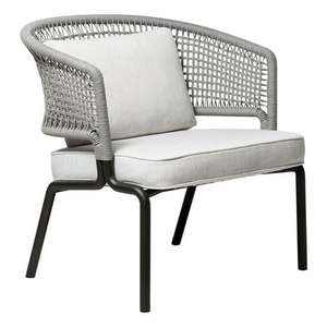 Muebles de aluminio y ratán combinados para proyecto de cafetería y hotel fabricados en Indonesia - Product Image 1