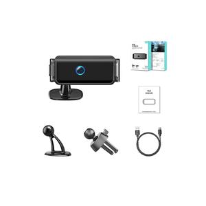Support de téléphone automatique Netzy SAFA 921 avec capteur, 2-en-1, magnétique, pour grille d'aération et tableau de bord, fixation stable pour GPS mobile, noir, BMW - Product Image 1